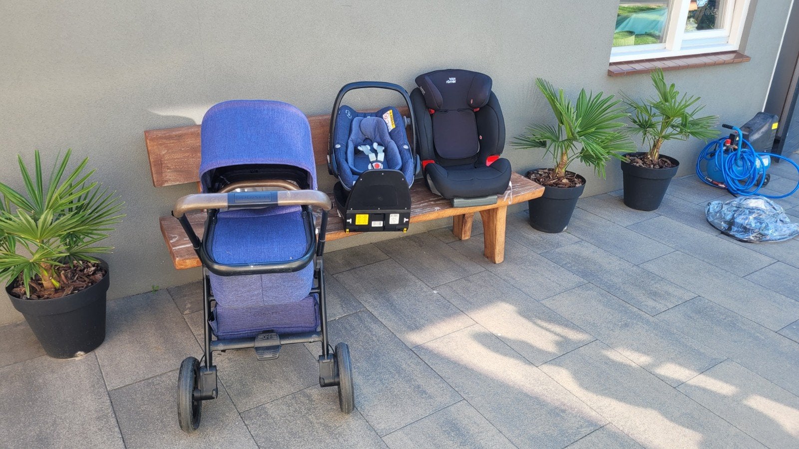 Dubatti kinderwagen / Maxi-Cosi/ Autostoel., Ophalen, Gebruikt, Overige merken, Verstelbare duwstang