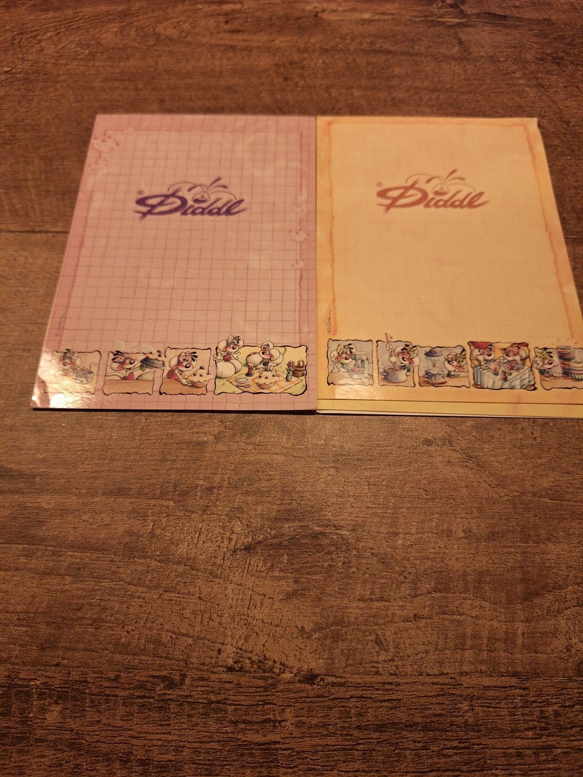 Diddl A6 Schrijfblokken nr. 169 en 170 met los blaadje, Ophalen of Verzenden, Diddl, Gebruikt, Papier, Kaart of Schrift