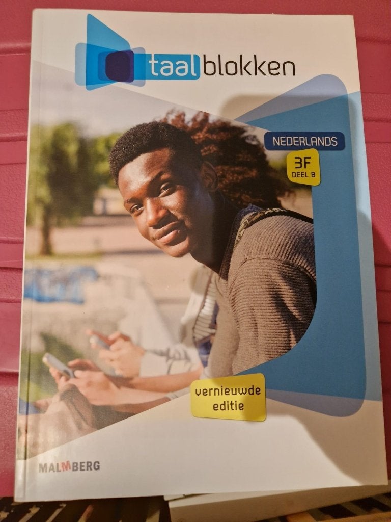 Taalblokken Nederlands 3F deel A en B, Malmberg, Ophalen of Verzenden, Zo goed als nieuw, Nederlands