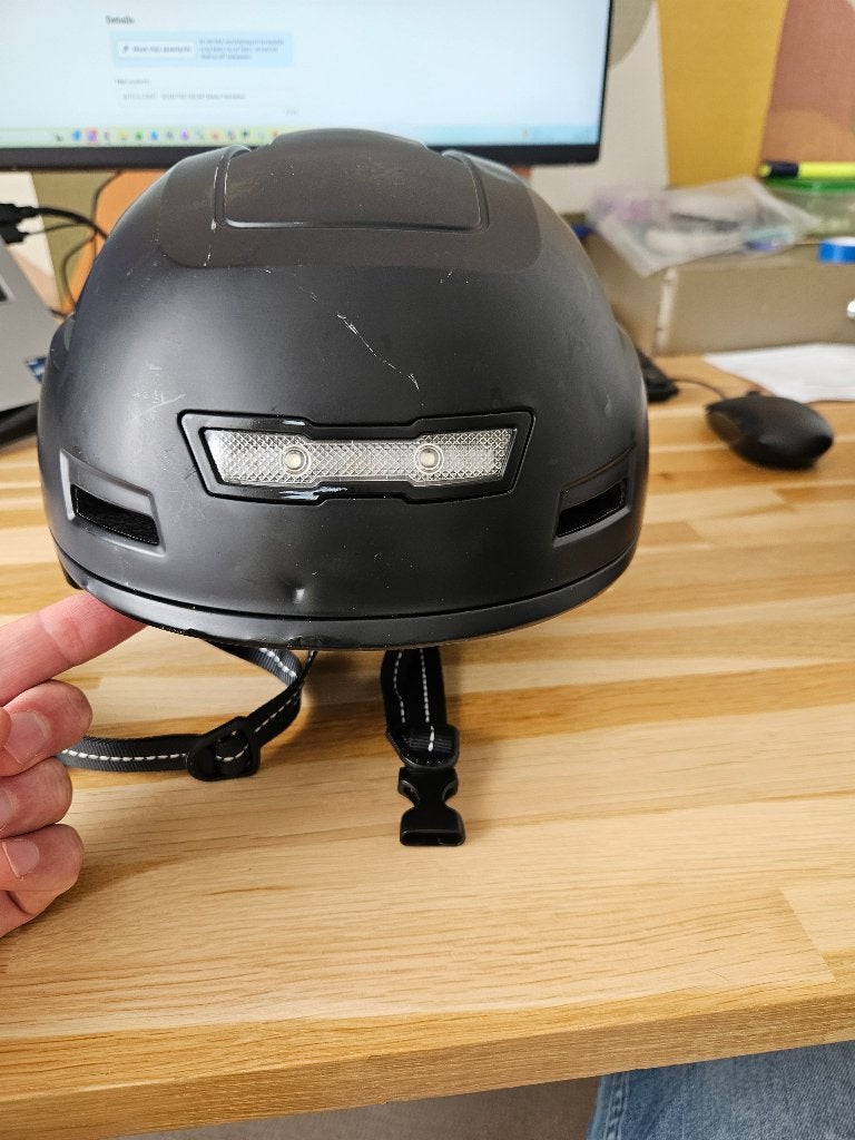 VITO E-LIGHT - SCOOTER HELM (blauw kenteken), Fietsen en Brommers, Ophalen, Zo goed als nieuw, Extra large of groter, Vito Helmets