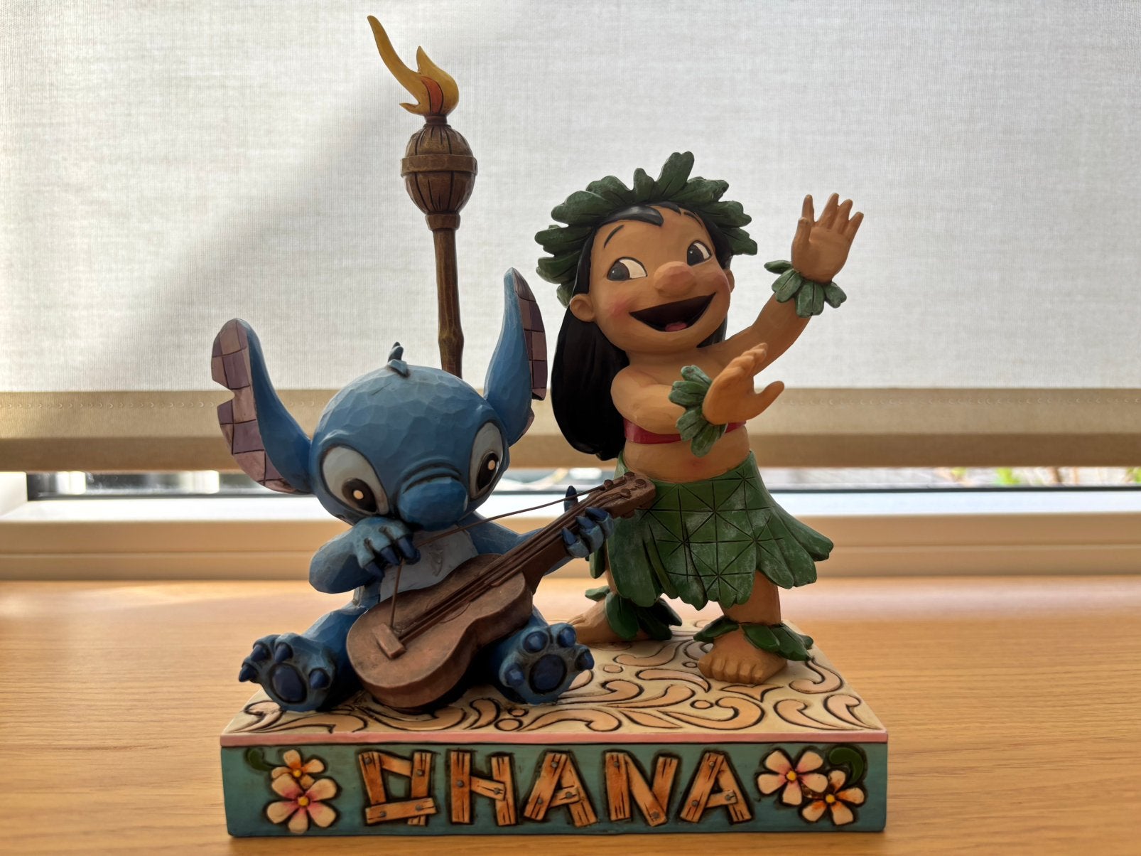 Disney Traditions Jim shore Ohana Lilo en Stitch beeld, Ophalen of Verzenden, Overige figuren, Nieuw, Beeldje of Figuurtje