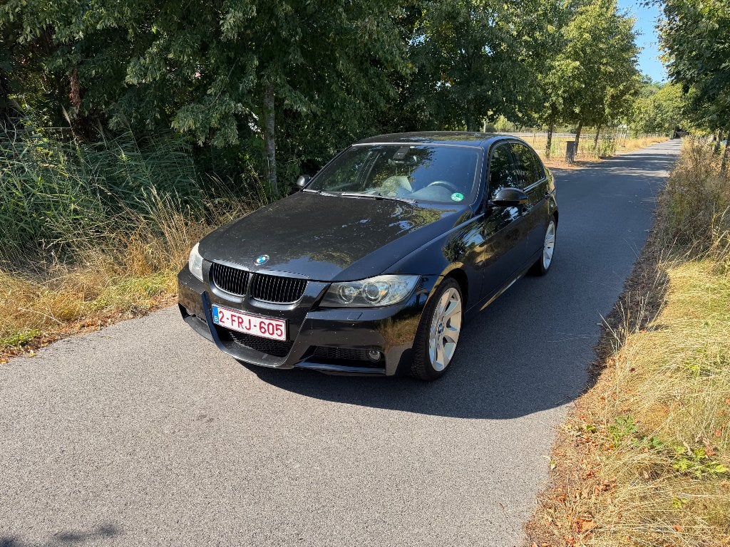 BMW E90 335XI, Automatische klimaatregeling, Zwart, Zwart, Leder