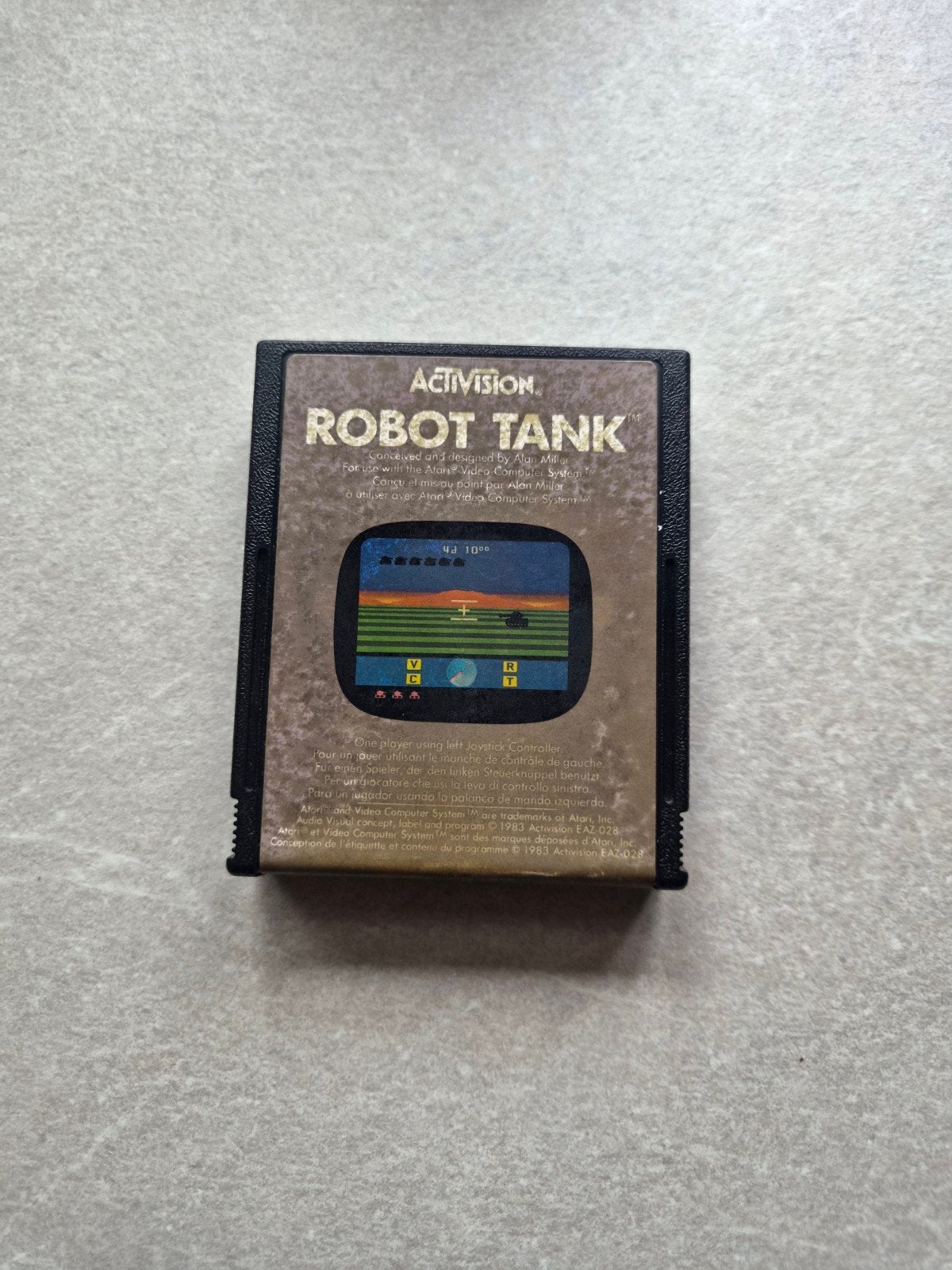 Atari 2600 - Robot Tank, Spelcomputers en Games, Games | Atari, Gebruikt, Shooter, 1 speler, Ophalen of Verzenden