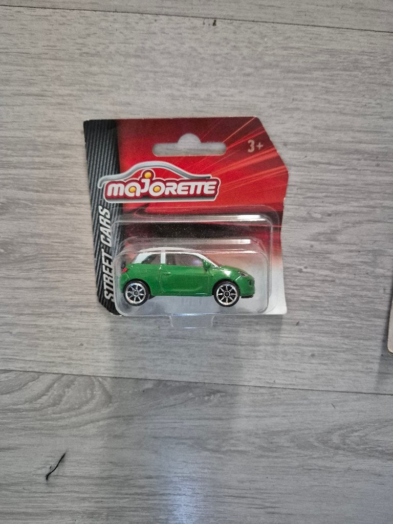 majorette street cars opel adam groen wit, Ophalen of Verzenden, Nieuw, Auto