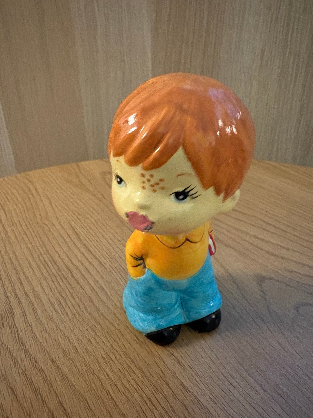 Retro Bubble Head Kissing Doll met Magneetje, Verzamelen, Ophalen of Verzenden, Gebruikt