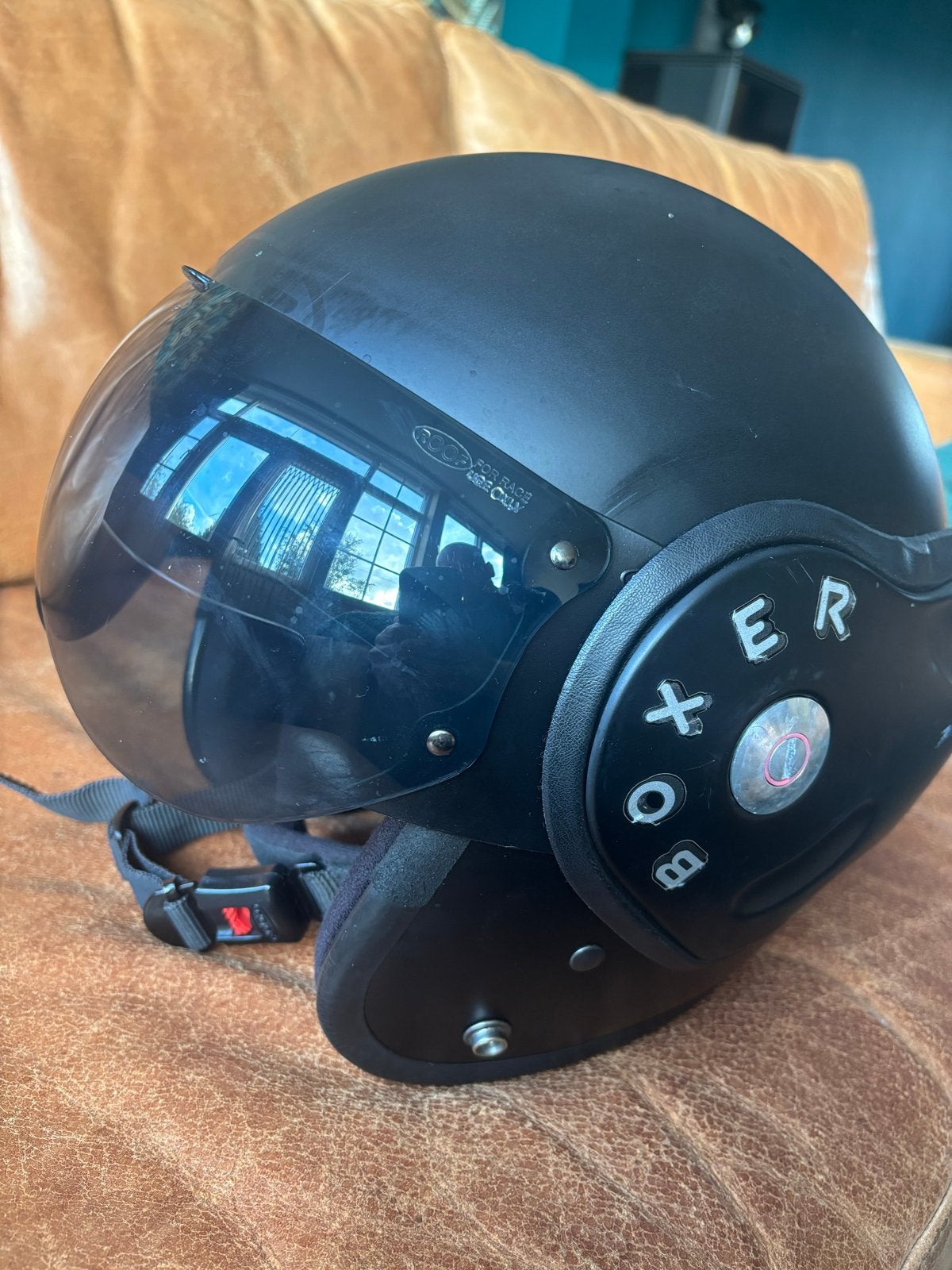 Roof Boxer helm, maat XL - Zwart, Fietsen en Brommers, Ophalen