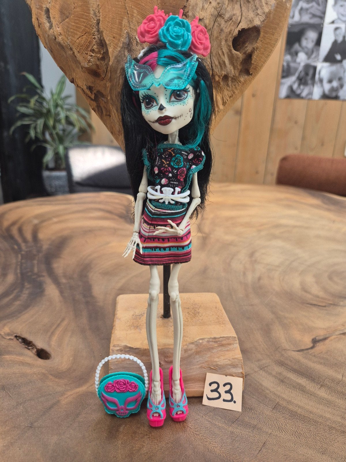 Monster High Skelita Calaveras pop - Day of the Dead, Ophalen of Verzenden, Gebruikt, Overige typen