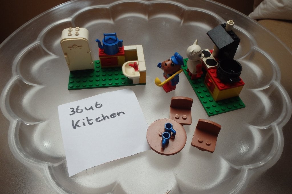 Lego Fabuland Keuken Kitchen 3646 compleet, Kinderen en Baby's, Speelgoed | Duplo en Lego, Compleet, Lego, Ophalen of Verzenden