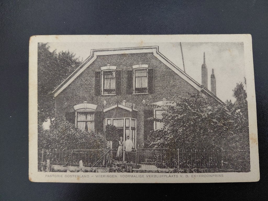 Pastorie Oosterland-Wieringen, ongelopen, jaren '20, Verzenden, 1920 tot 1940, Ongelopen, Gebouw