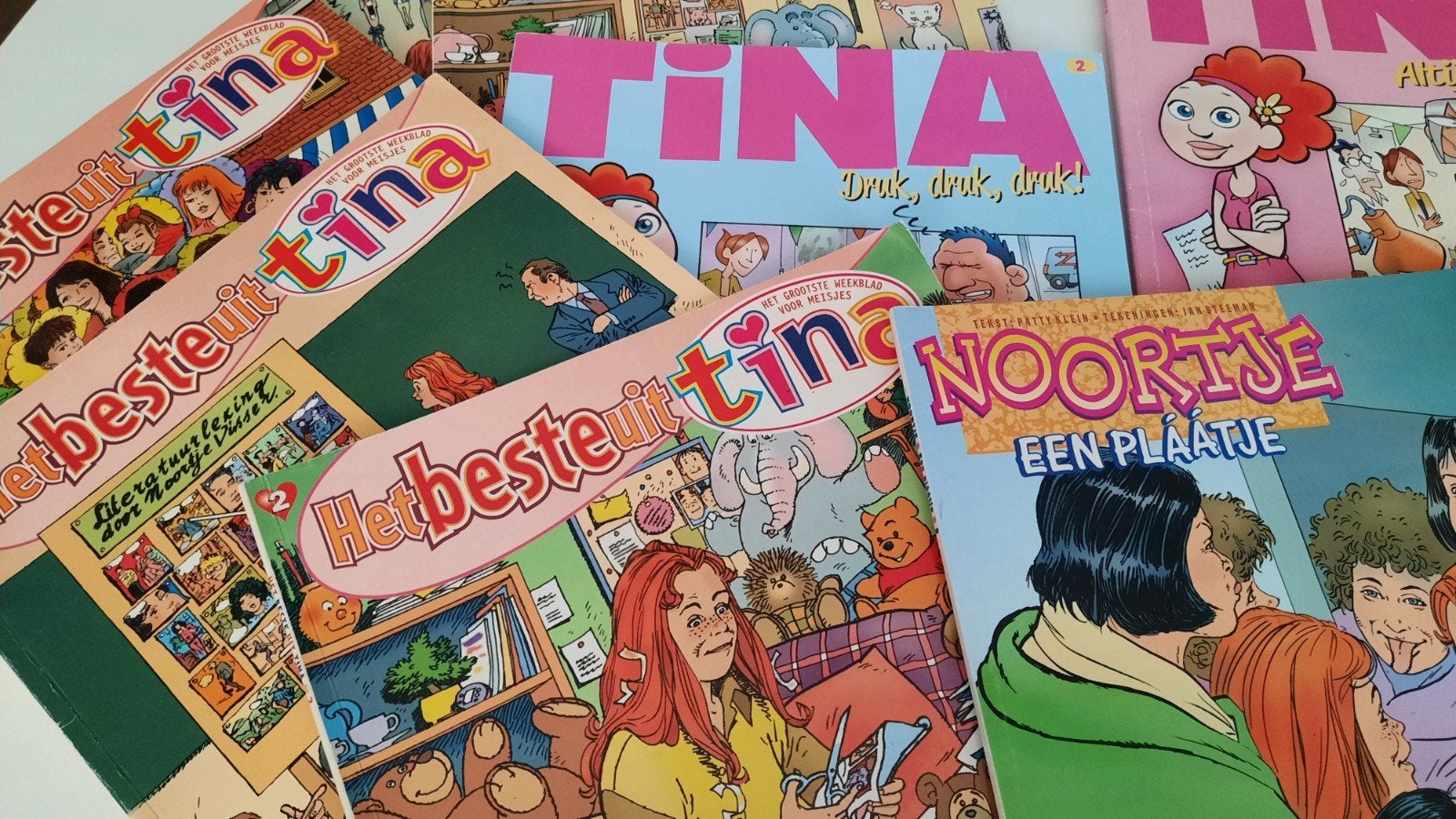 Stripboeken van Noortje / Tina, Boeken, Meerdere stripboeken, Ophalen, Gelezen