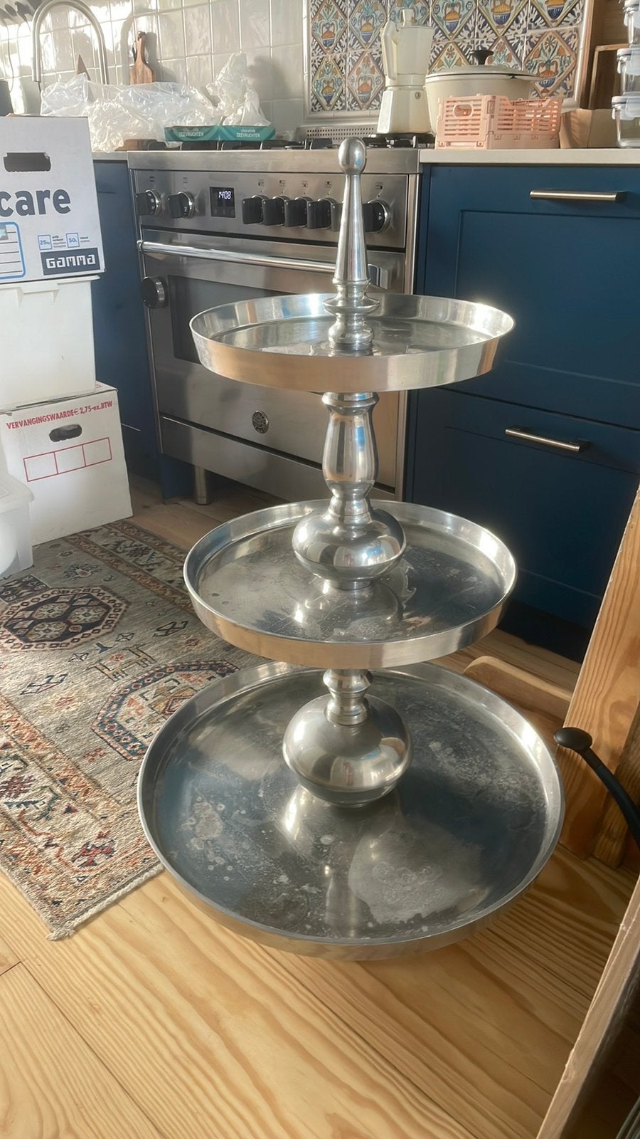 Riverdale etagere XL 95cm, Ophalen, Gebruikt, Metaal