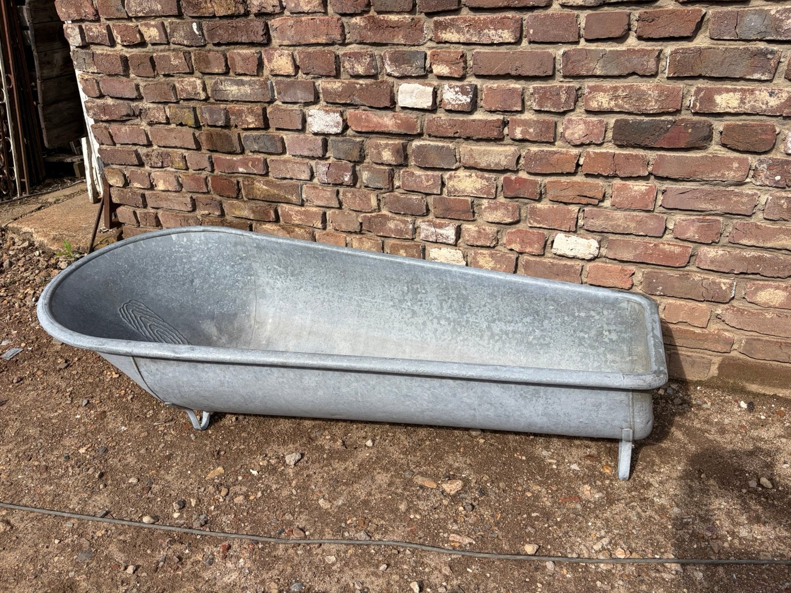 waterdichte zinken bad badkuip, Antiek en Kunst, Ophalen