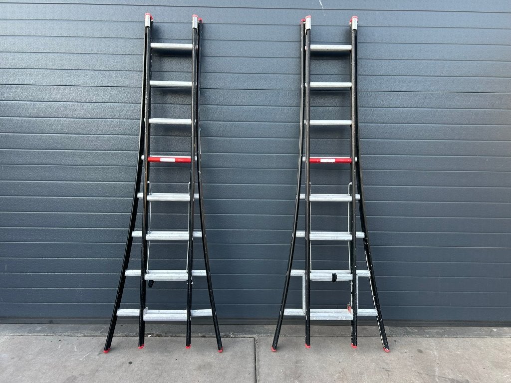 Altrex Nevada 2-delige reformladder 2x8/2x10/2x12 sporten, Doe-het-zelf en Verbouw, Ophalen, Gebruikt, Ladder, Opvouwbaar of Inschuifbaar