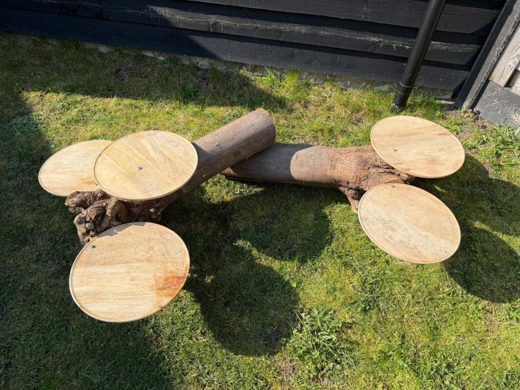 Unieke boomstam etagère - perfect voor bruiloft of feesten, Ophalen, Gebruikt, Versiering, Geboorte of Huwelijk