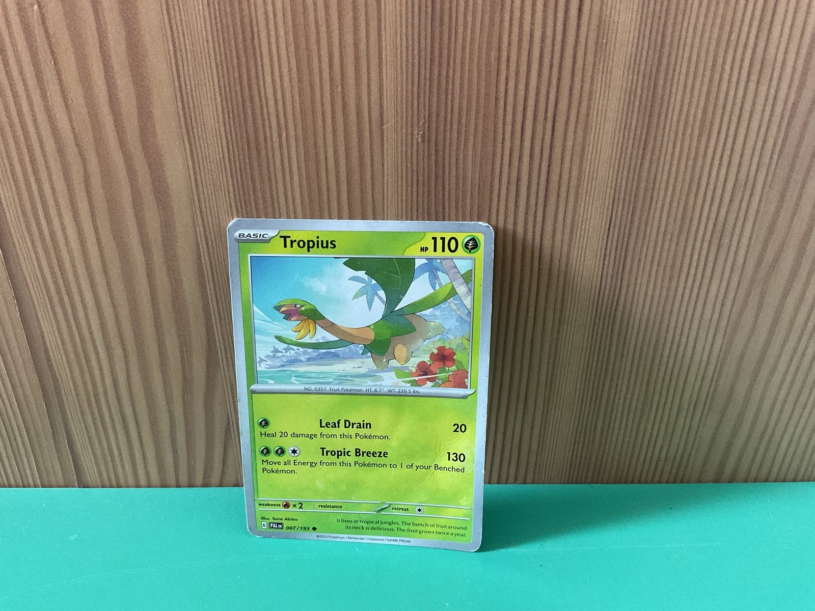 Pokémon Kaart: Tropius (110 HP), Ophalen, Zo goed als nieuw, Losse kaart