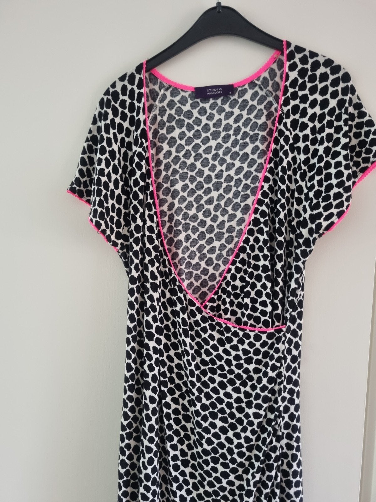 Studio Anneloes zomerjurk, maat M, Studio Anneloes, Zwart, Zo goed als nieuw, Knielengte