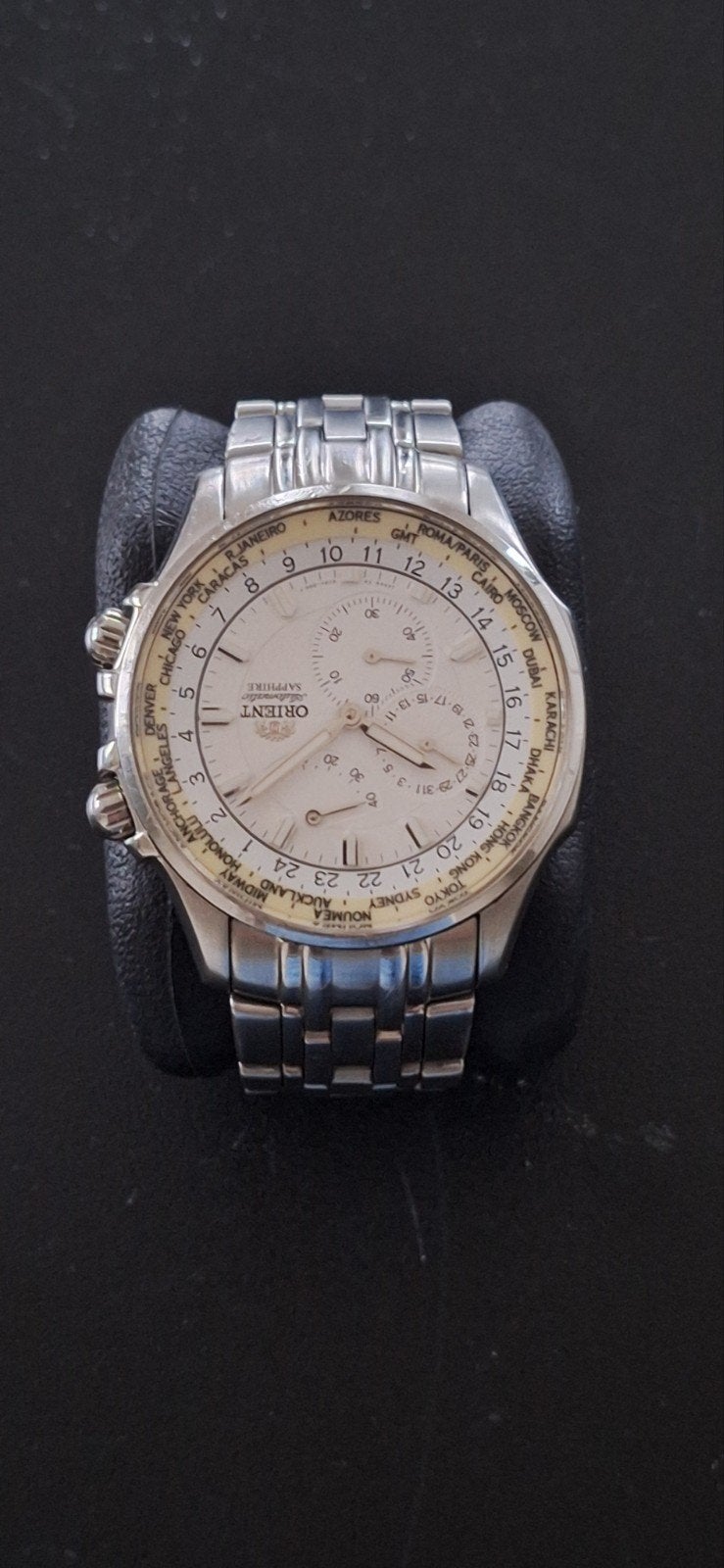 Orient Automatisch Horloge met Power  Reserve, Overige merken, Staal, Gebruikt, Staal