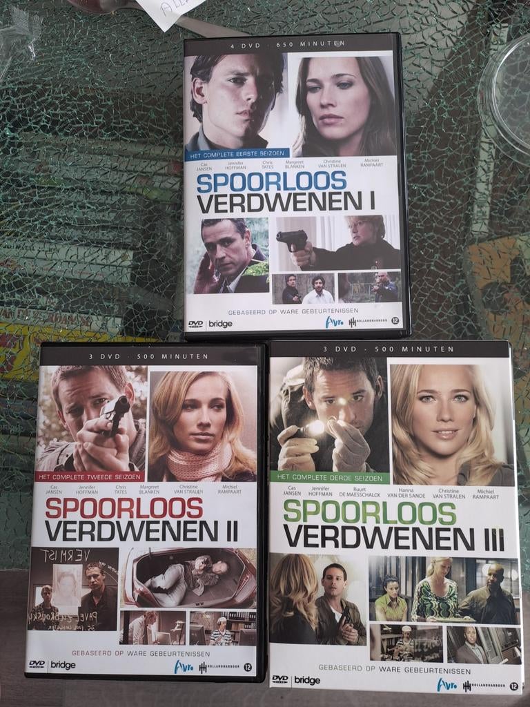 Spoorloos verdwenen - serie 1,2 en 3 (dvd), Ophalen of Verzenden, Zo goed als nieuw