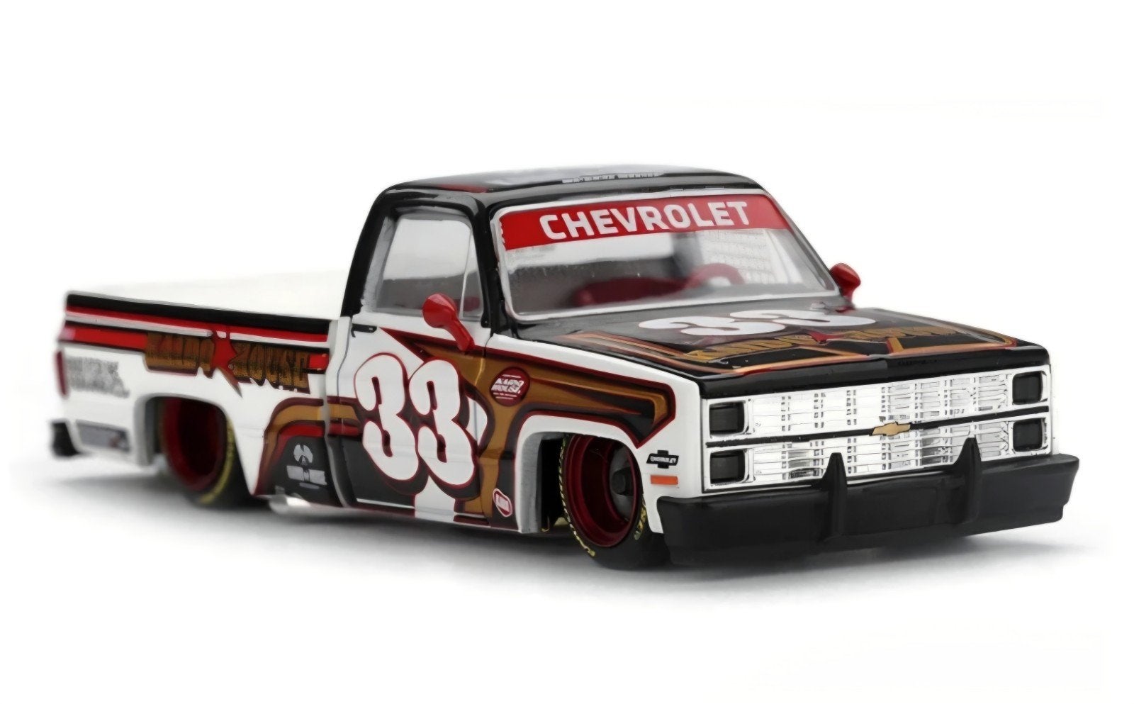 Mini Gt – 1980 Chevrolet Silverado Kaido Intimidator V1, var, Mymodelcar@outlook.com, Ophalen of Verzenden, Mini gt, Nieuw