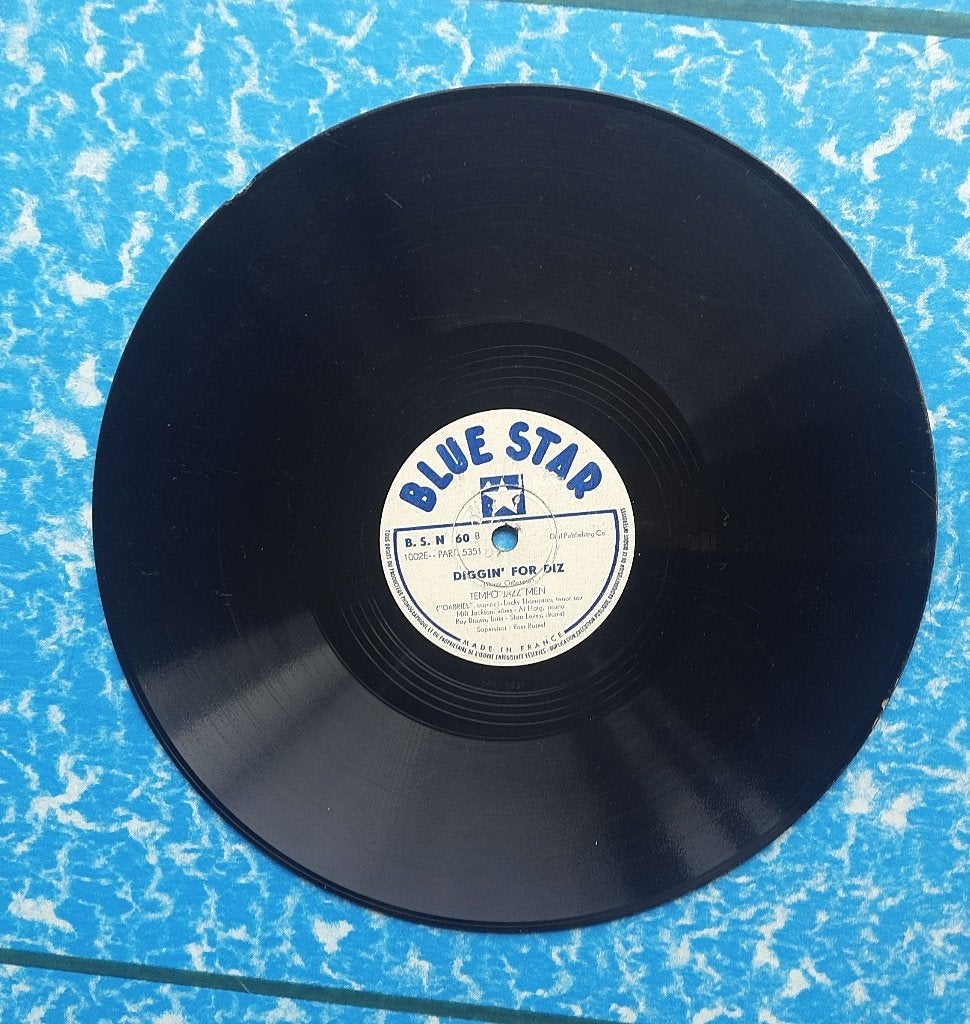 78rpm Lot 4x - Tempo Jazz Men e.a., 1980 tot heden, Overige formaten, Ophalen of Verzenden, Zo goed als nieuw
