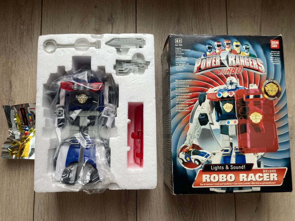 Power rangers turbo robo racer, Verzenden, Zo goed als nieuw
