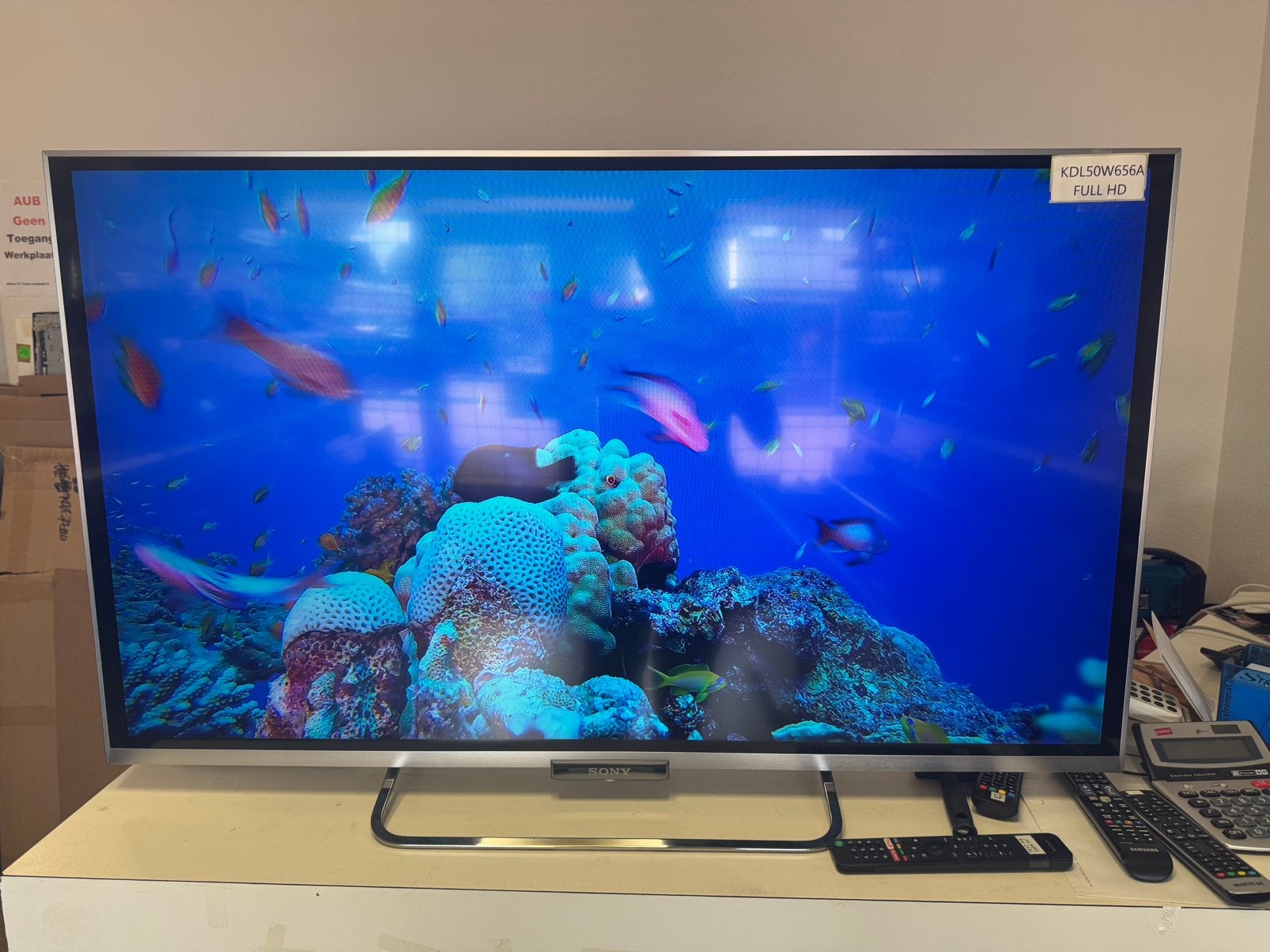 Sony KDL-50W656A, Ophalen, Show Tv Hengelo, Info@show-tv.nl, 50 Hz