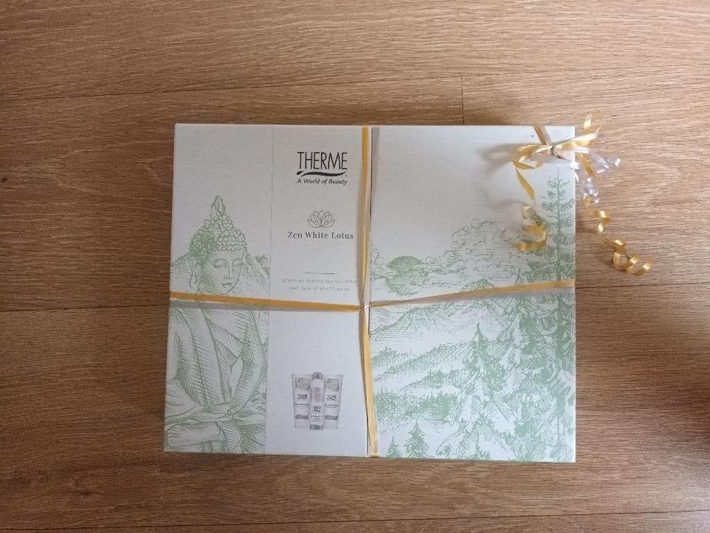 Therme zen white lotus cadeau pakket scrub shower gel nieuw, Ophalen of Verzenden, Nieuw, Bad & Douche