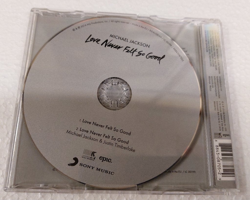 Michael Jackson CD-SINGLE NIEUW Love Never Felt So Good, Verzenden, Nieuw in verpakking, Pop, Eerste persing