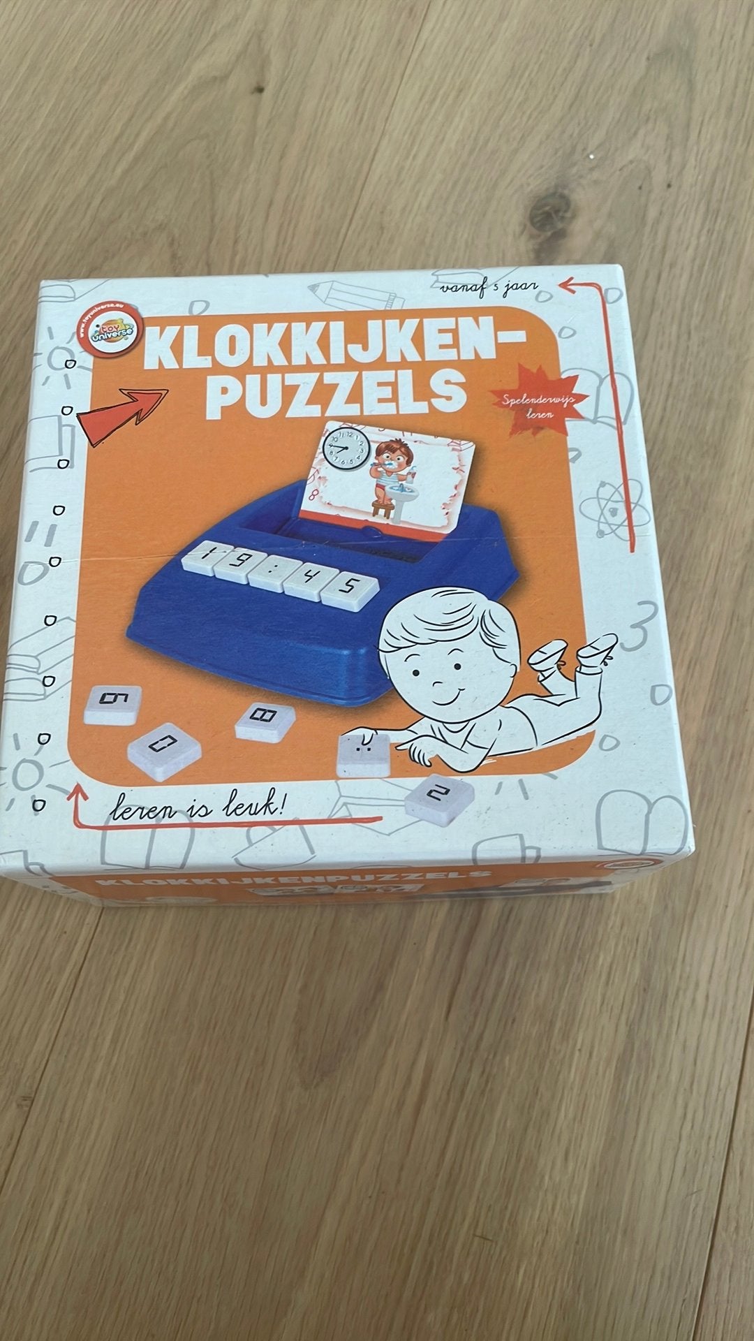 Leren klokijken, Hobby en Vrije tijd, Gezelschapsspellen | Kaartspellen, Ophalen of Verzenden, Zo goed als nieuw