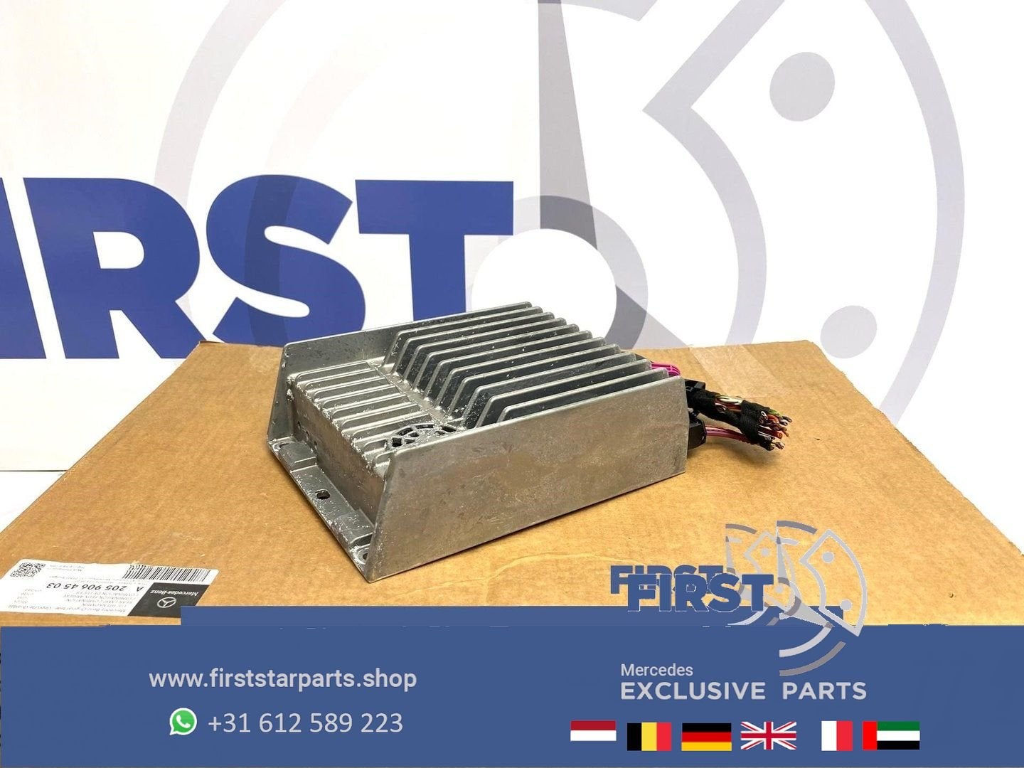A2129002401 HARMAN BECKER VERSTERKER Mercedes Benz E KLASSE, Auto diversen, Autoradio's, Ophalen of Verzenden, -, -, -
