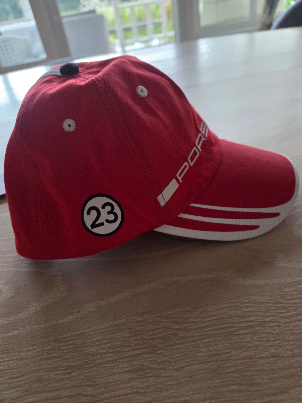 Nieuwe Porsche Cap - Rood met 917 en 23 details, Nieuw, Pet, Porsche, One size fits all
