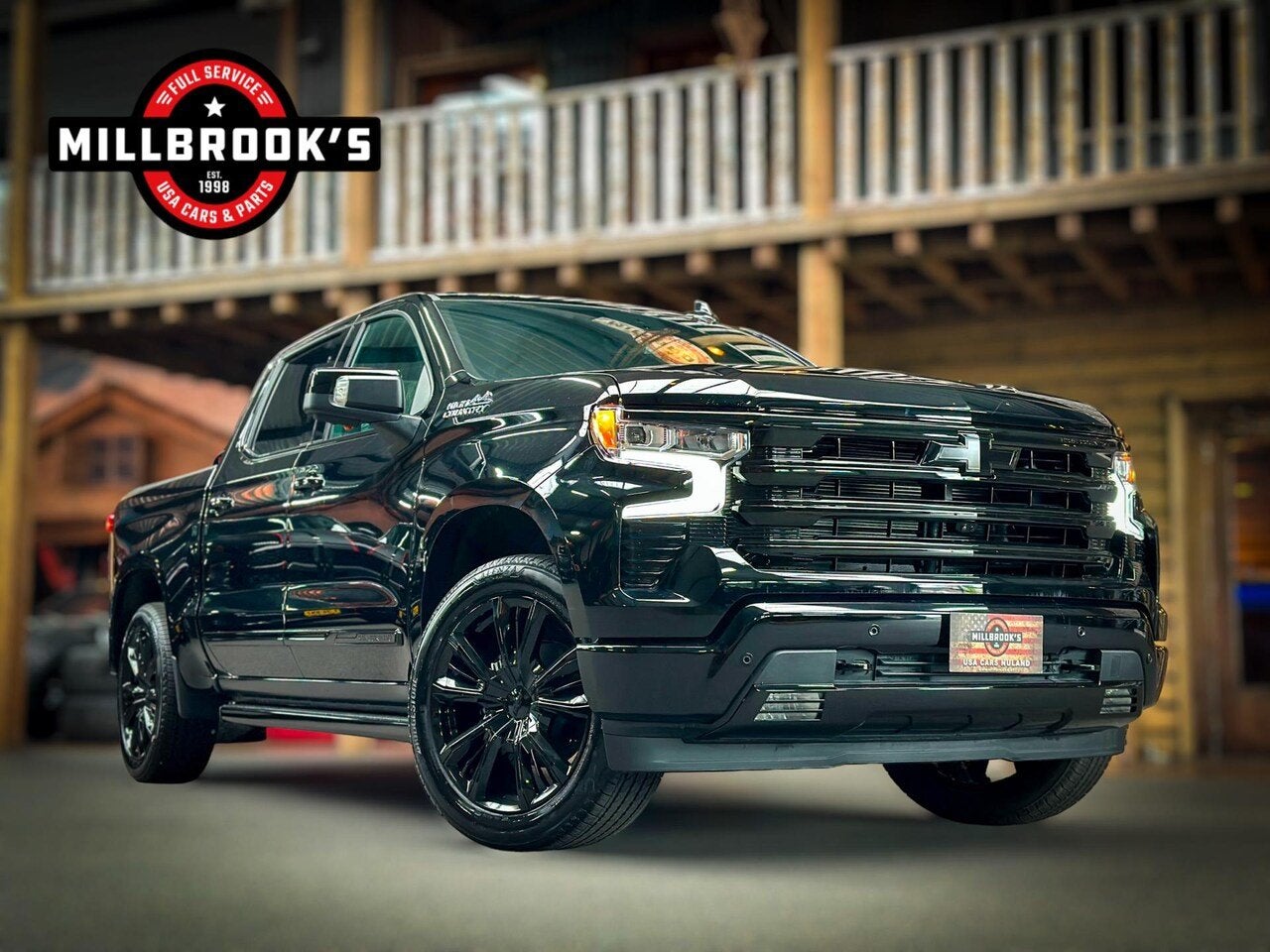 Chevrolet Silverado High Country Black Edition 6.2 V8 420 PK, Automaat, Zwart, Leder, Nieuw