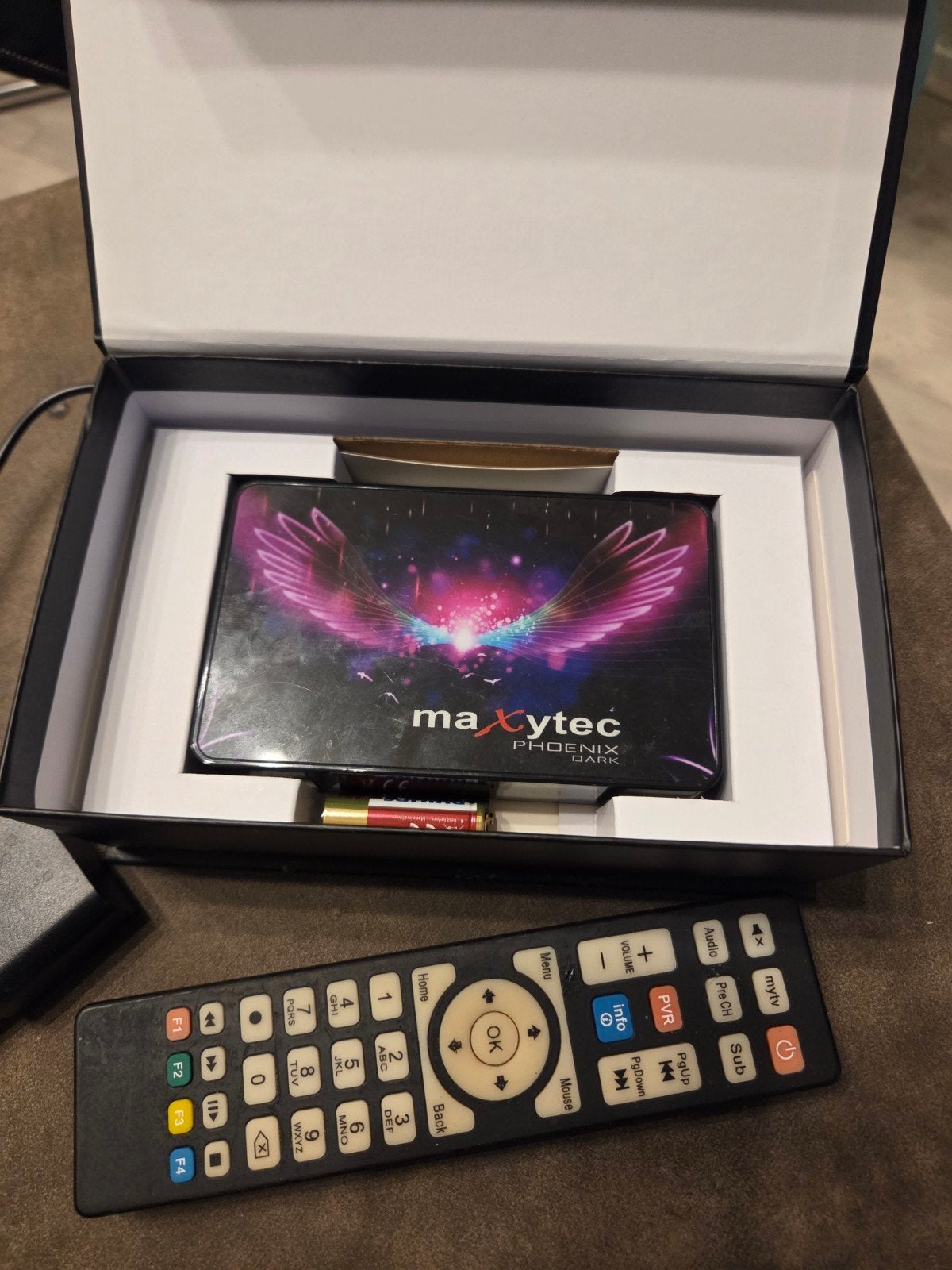 tv box maxytec phoenix dark, Ophalen of Verzenden, Zo goed als nieuw