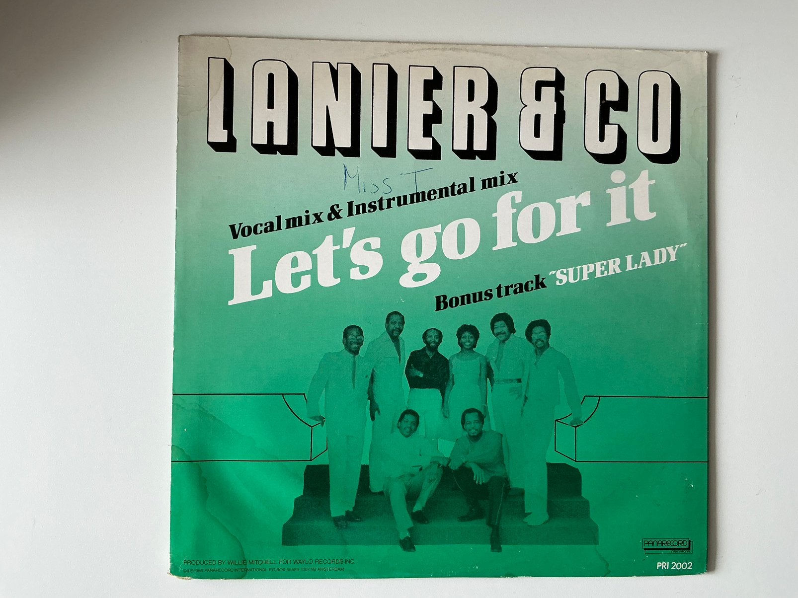 Lanier & Co – Let's Go For It 12” soul disco, Gebruikt, Disco, 12 inch, Fotohoes