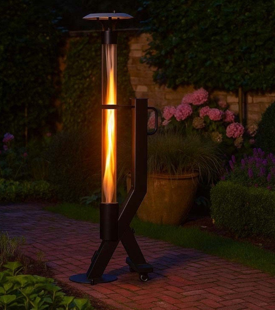 Terrasverwarmer pallet kachel heather op pallet korrels, Ophalen of Verzenden