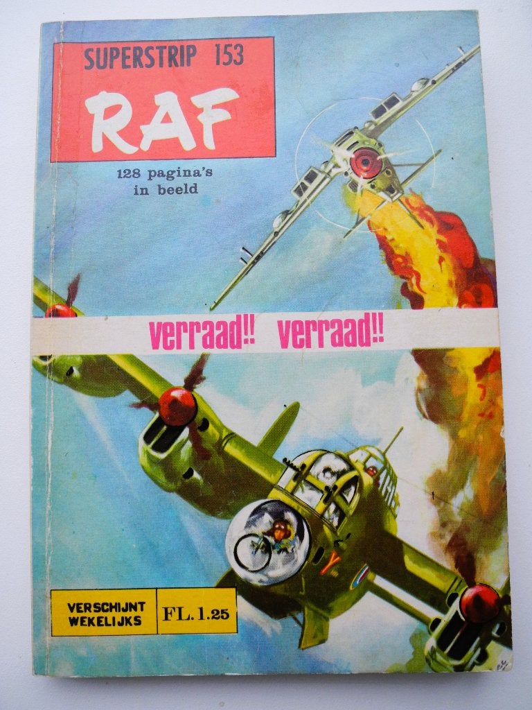 Superstrip pocket 153 RAF Verraad!! Verraad!! 1e druk 1971, Verzamelen, Ophalen of Verzenden, Gebruikt, Boek of Tijdschrift