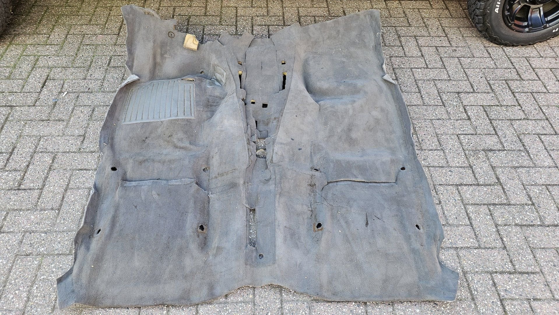 Tapijt vloerbedekking grijs antraciet BMW 3 serie E30 cabrio, Ophalen, Gebruikt, -, -