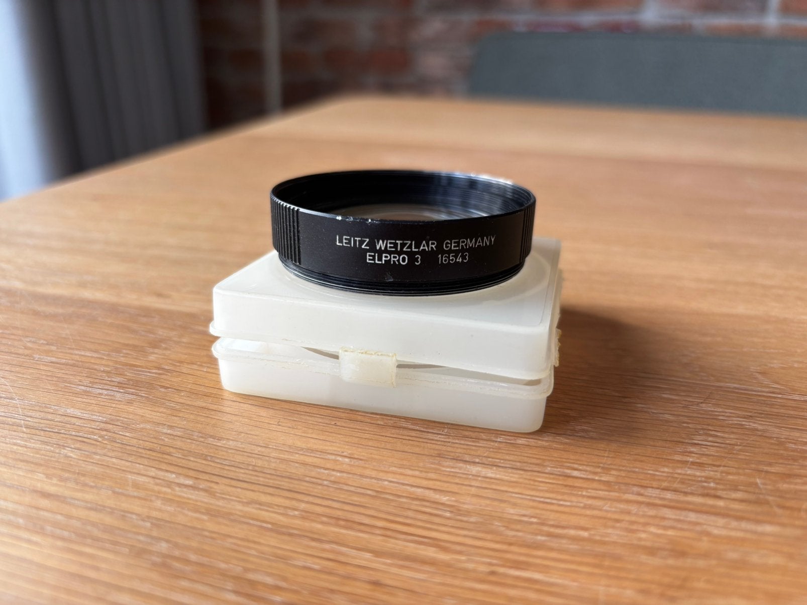Leica Elpro 3 – Leica R close-up accessoire, nette staat, Ophalen of Verzenden, Gebruikt, Minder dan 50 mm, Overige typen