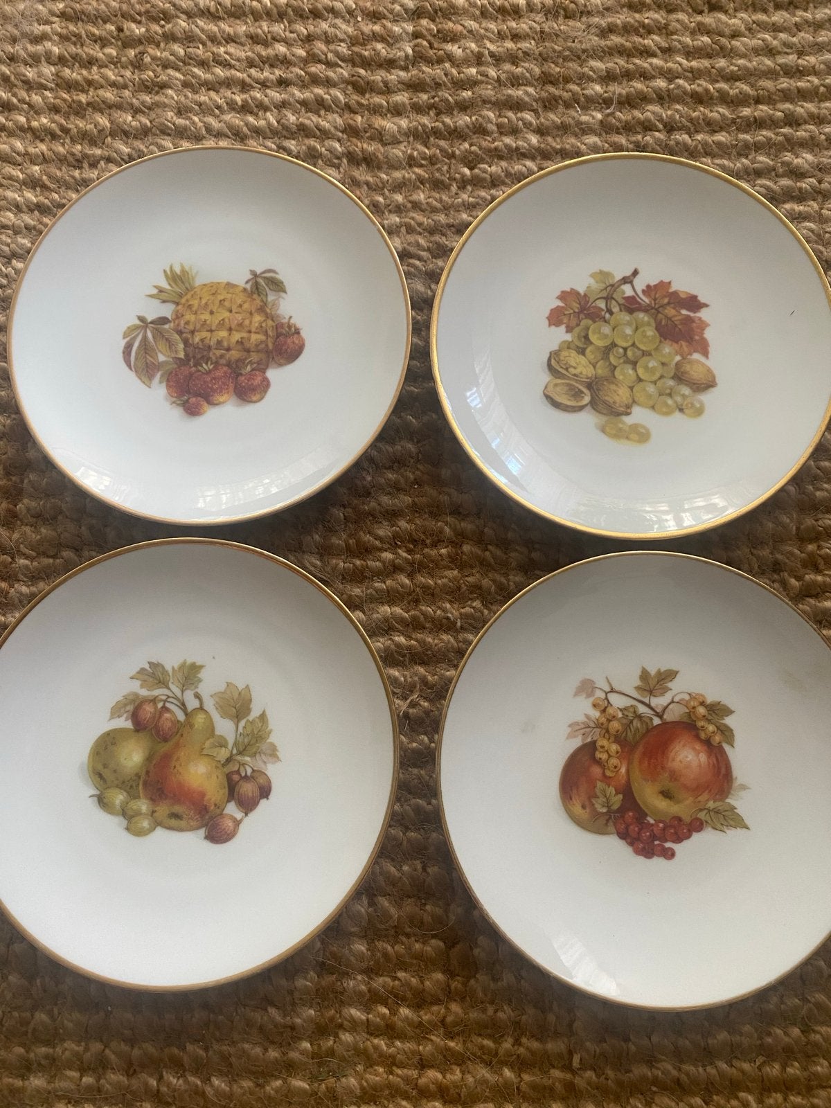 Set van 4 Alboth & Kaiser Bavaria porseleinen schotels, Ophalen of Verzenden