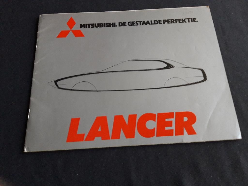 Mitsubishi Lancer 1977 folder NL, Ophalen of Verzenden, Zo goed als nieuw, Mitsubishi