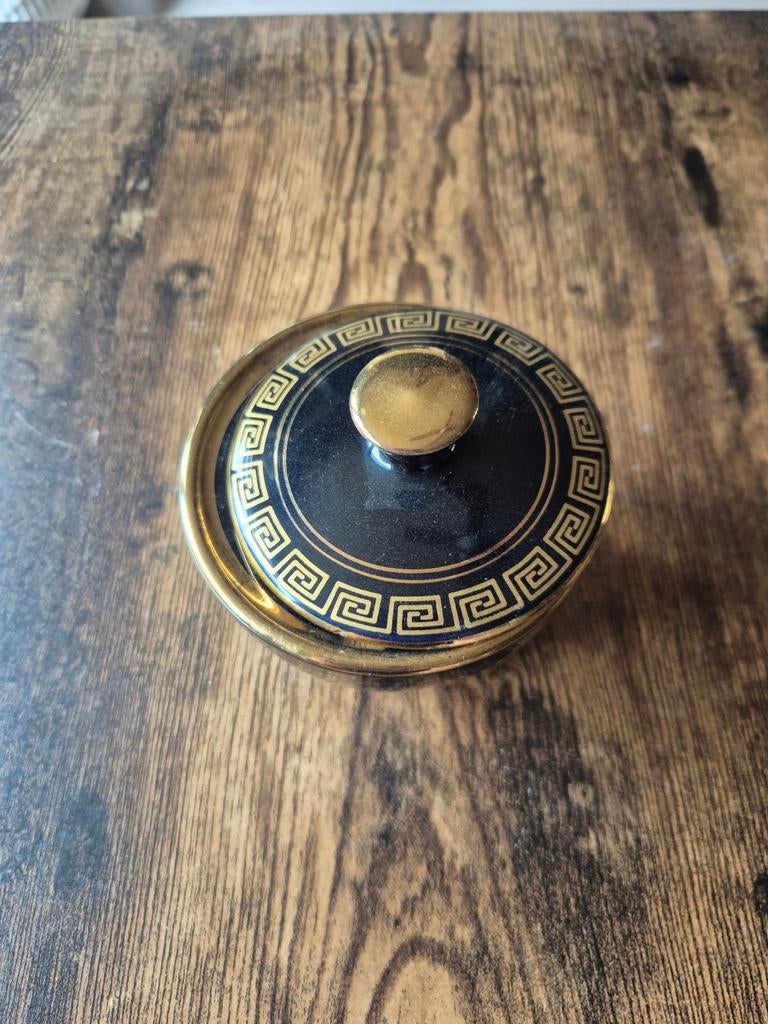 Handgemaakt doosje van 24K goud uit Rhodos, Antiek en Kunst, Ophalen of Verzenden