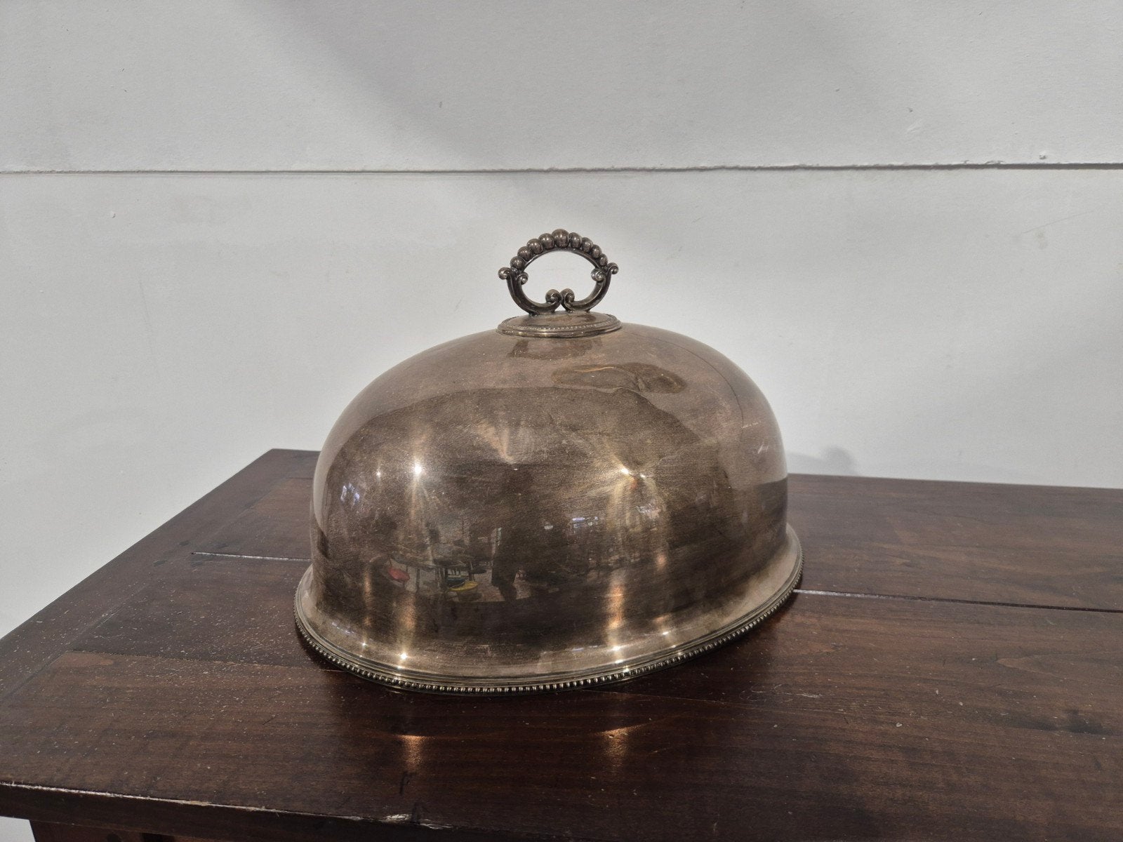 Antieke engelse verzilverde cloche william hutton, Ophalen of Verzenden, Onbekend, Onbekend, Onbekend