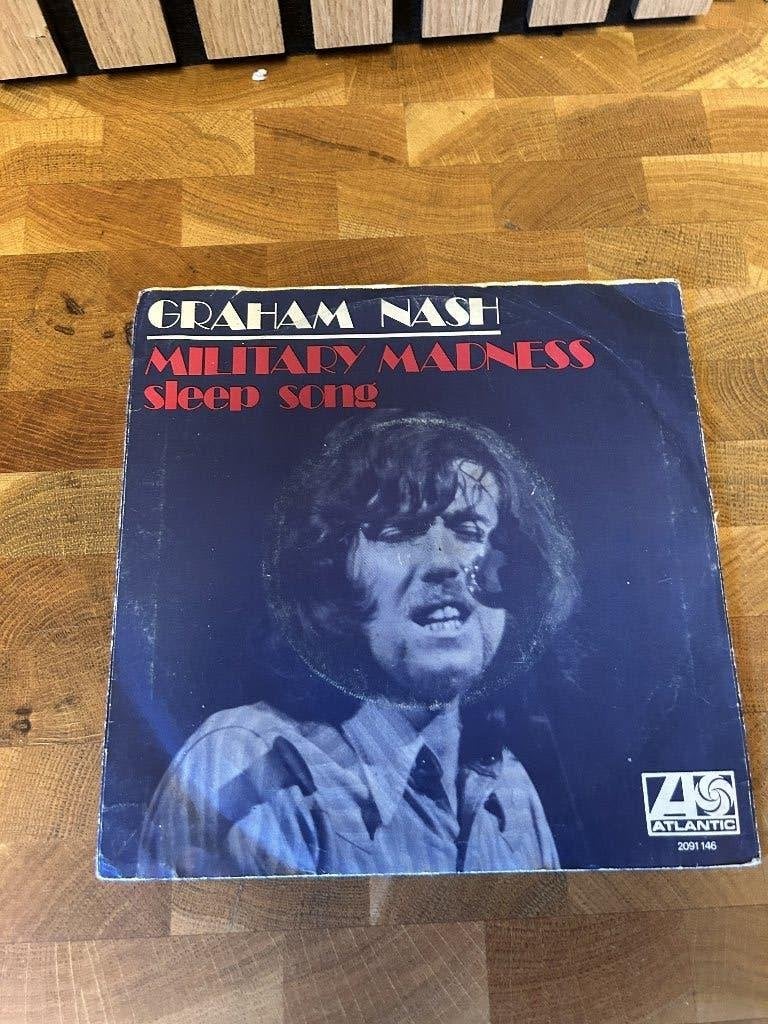 Graham Nash Military madness single, Ophalen of Verzenden, Gebruikt, Pop