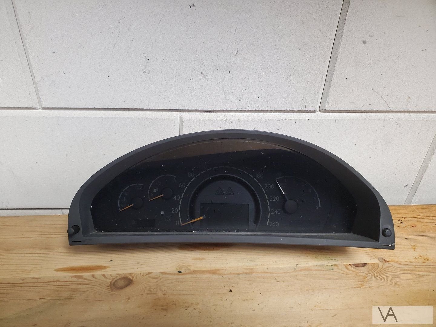 Mercedes S klasse W220 1998 -2005 cockpit tellerklok benzine, Gebruikt, -, Ophalen of Verzenden, -