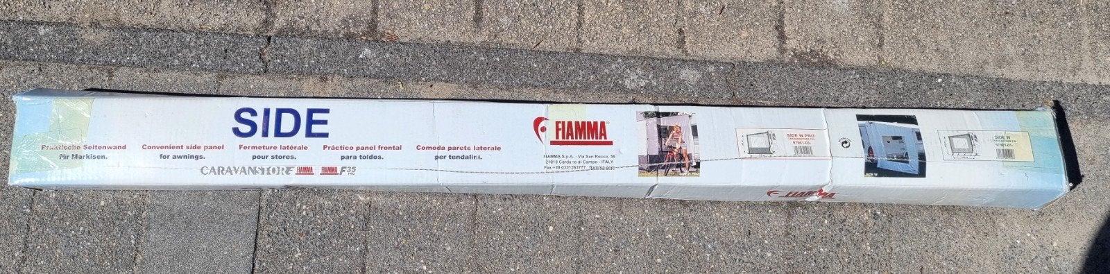 Nieuwe in doos Fiamma Side W PRO zijwand voor Caravanstore F, Ophalen of Verzenden, Nieuw
