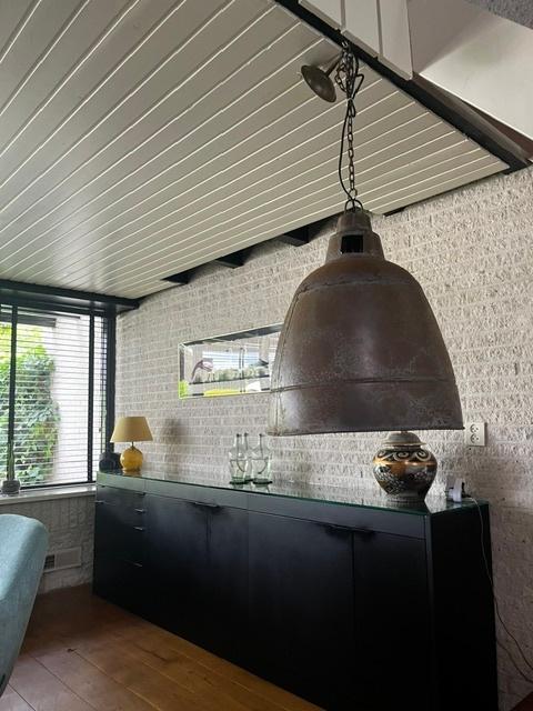 Fraaie scheepslamp, Huis en Inrichting, Lampen | Hanglampen, Ophalen, Gebruikt, 50 tot 75 cm, Metaal