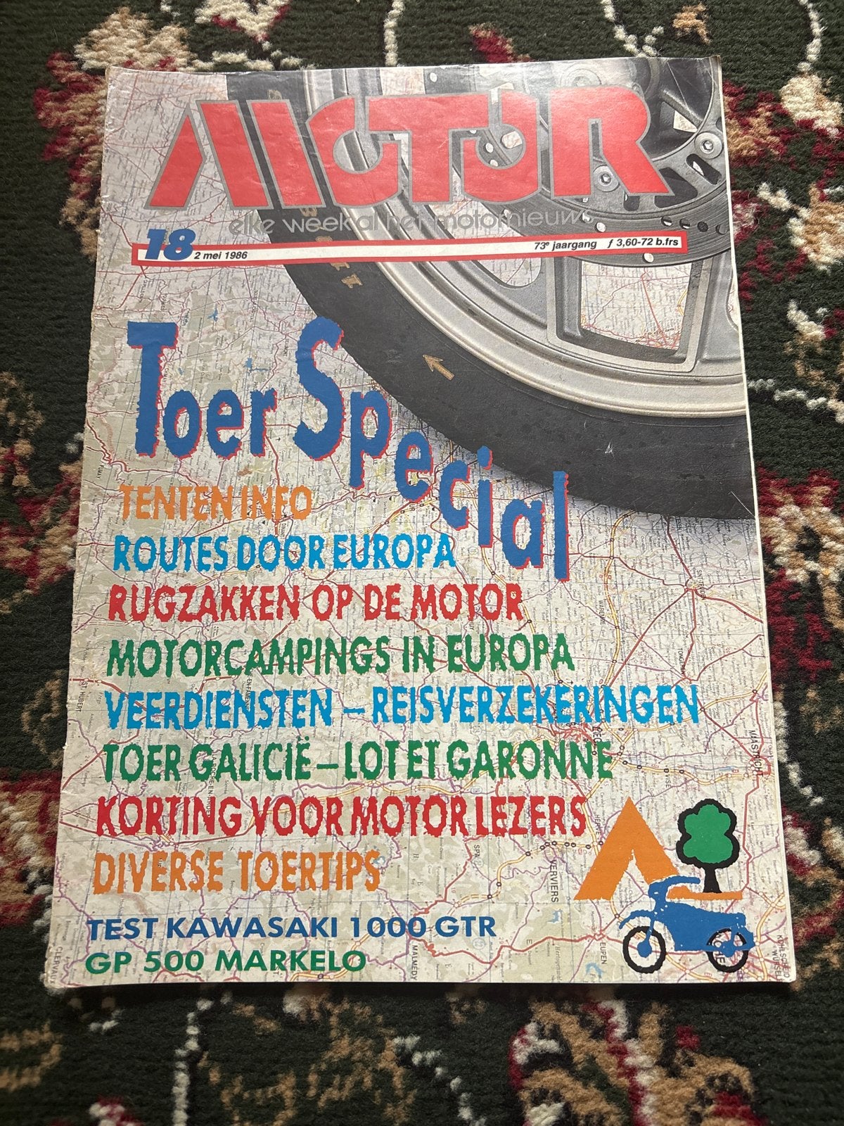 Motor Aktief Toer Special - Mei 1986, Boeken, Motoren, Ophalen of Verzenden, Gelezen, Algemeen