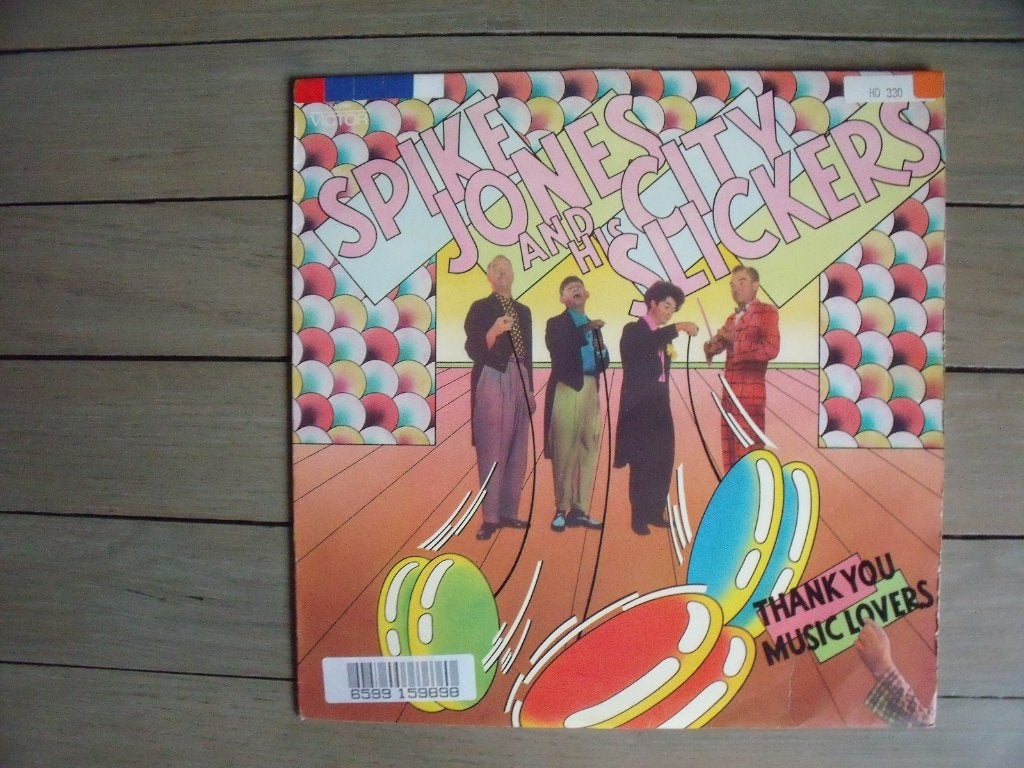 Spike Jones and his City Slickers - Thank you music lovers, LP, Gebruikt, Ophalen of Verzenden, 12 inch