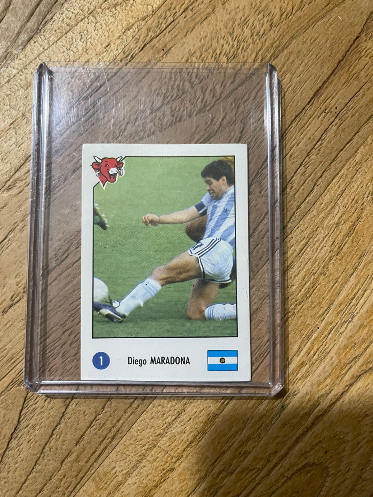 Diego Maradona Argentinie WK 1994 USA La Vache qui rit, Ophalen of Verzenden, Zo goed als nieuw, Plaatje