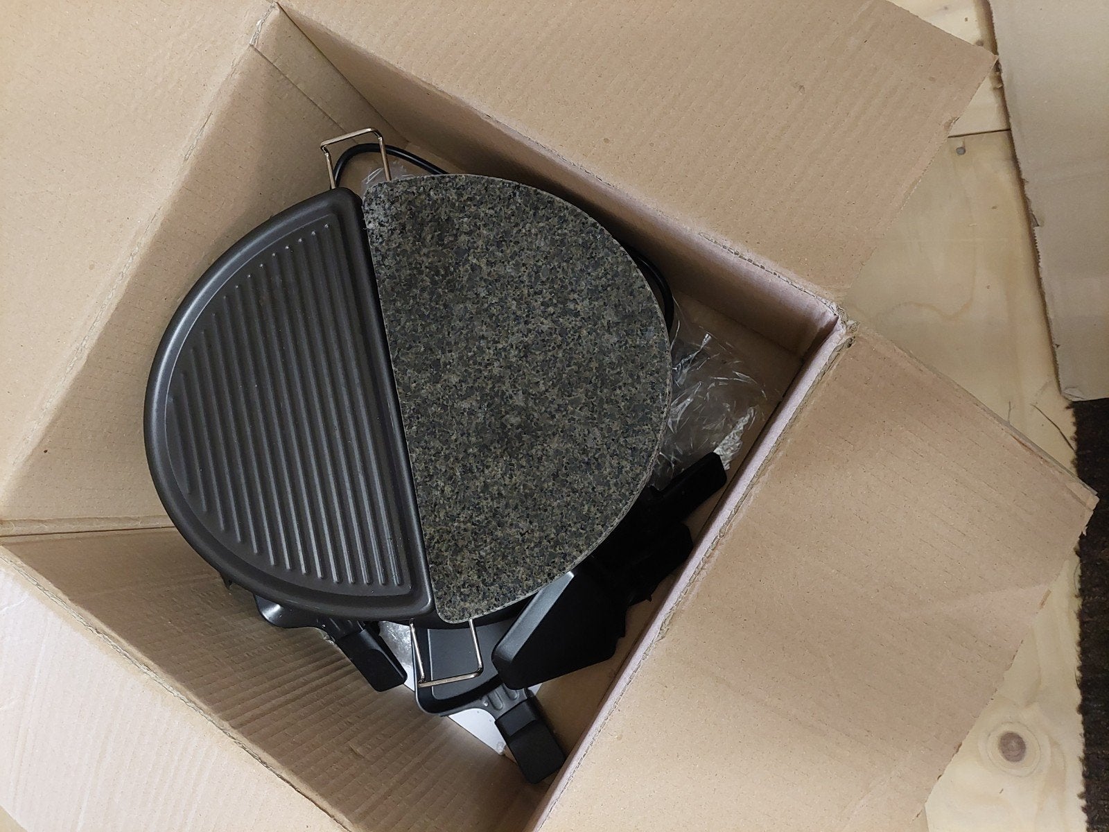 gourmetstel met grillplaat en natuursteenplaat, Ophalen of Verzenden